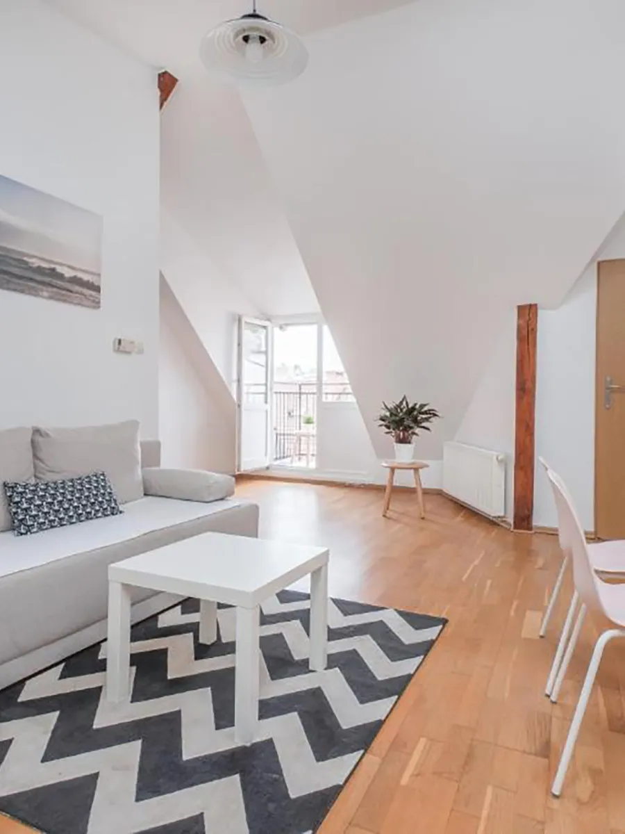 Apartament z 2 sypialniami i balkonem ( 401 ) - Riviera Residence Apartments Sopot